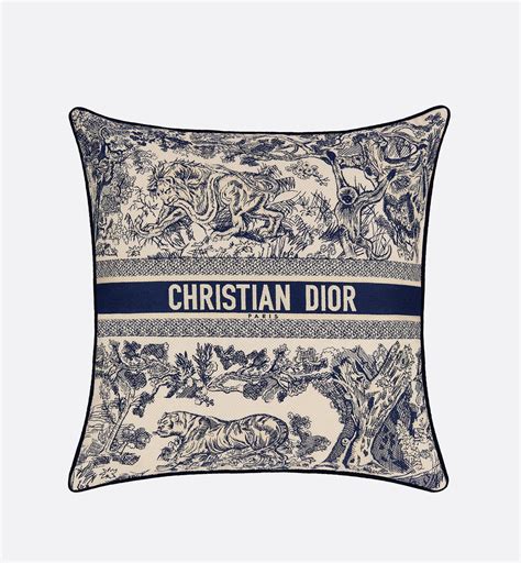 dior toile pillow|Square Pillow Blue Toile de Jouy .